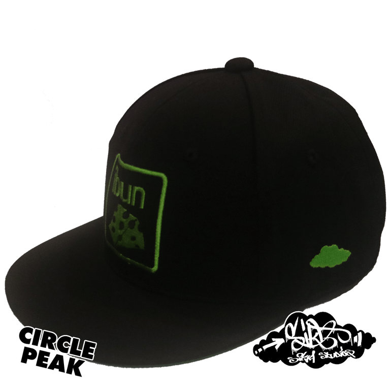 ibun cheese limited edition snapback hat (only 25 square / 25 circle peak made)