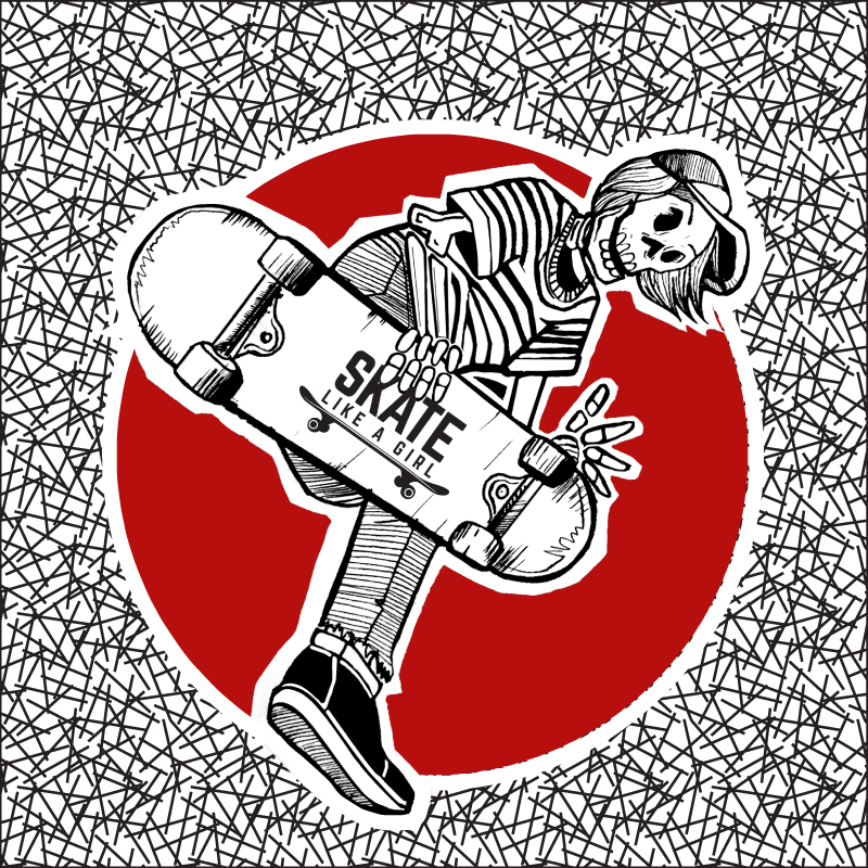 Image of Boneless Skeleton Sticker