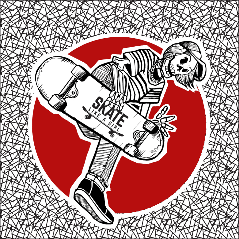 Image of Boneless Skeleton Sticker