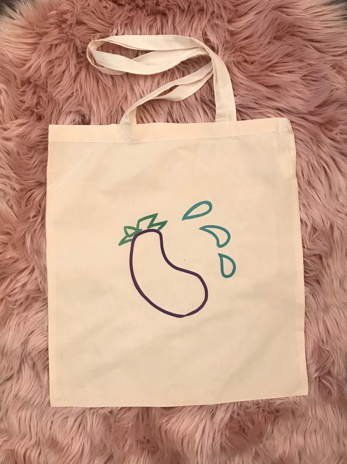 Image of Tote bag - Aubergine/Eggplant/Dick emojiiiii 💦🍆