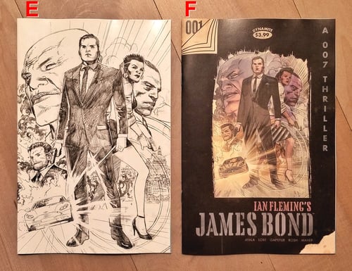 Image of JAMES BOND #1 Comic Set
