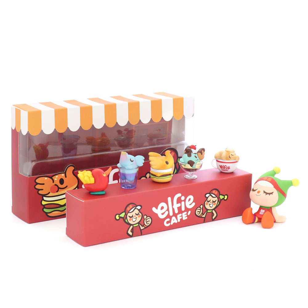 Image of ELFIE'S CAFE MINI FIGURE COMBO BOX SET  - WAREHOUSE FIND!