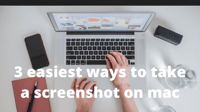 {Tutorial} How to take a screenshot on Macbook Air