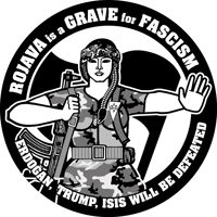 Rojava is a Grave for Fascism Sticker