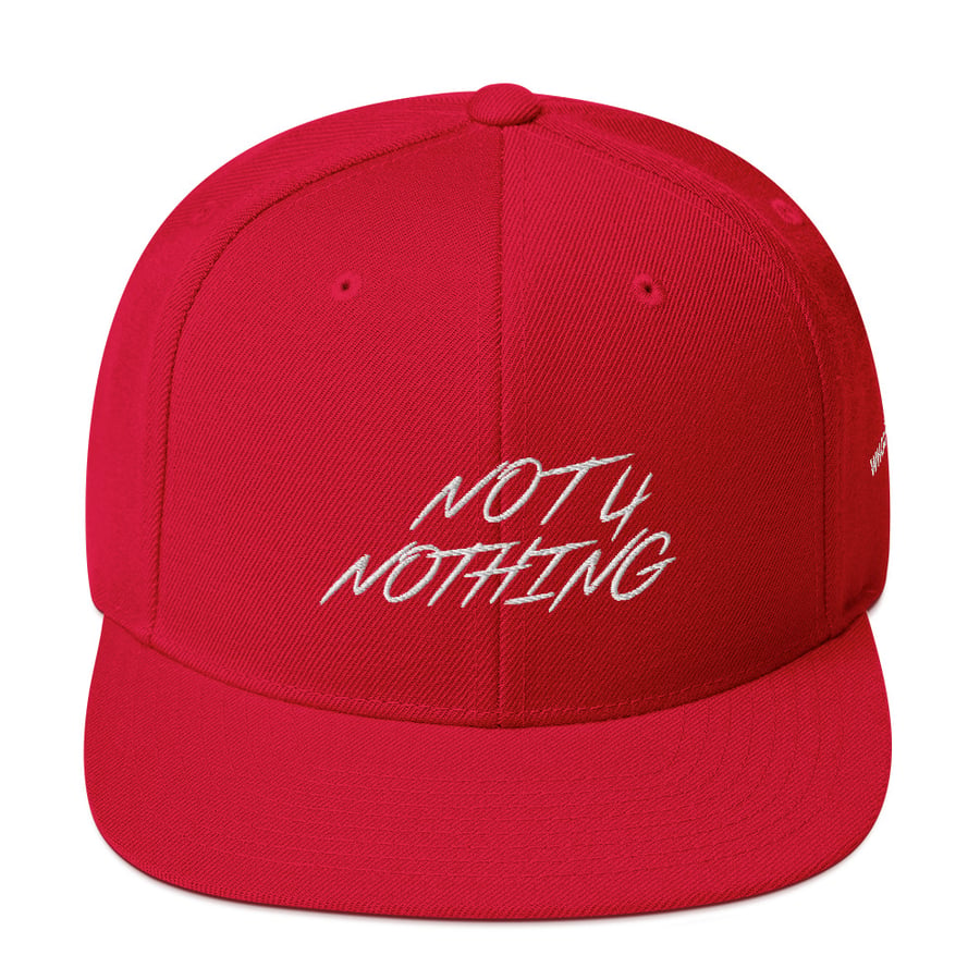 Image of Red Not 4 Nothing Snapback