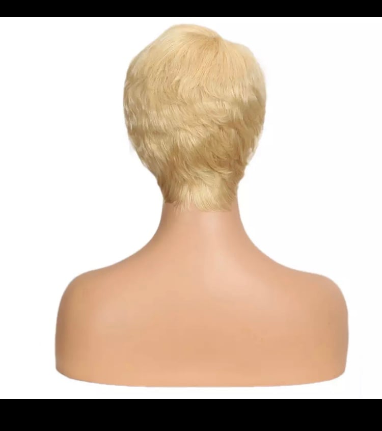 blonde wig unit