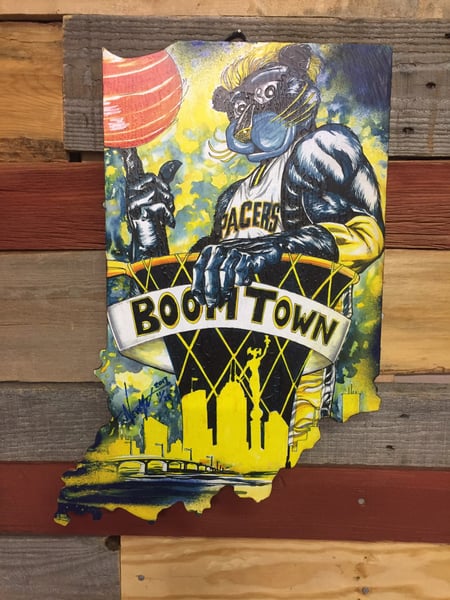 Image of Boom Town ( Hand painted reproduction