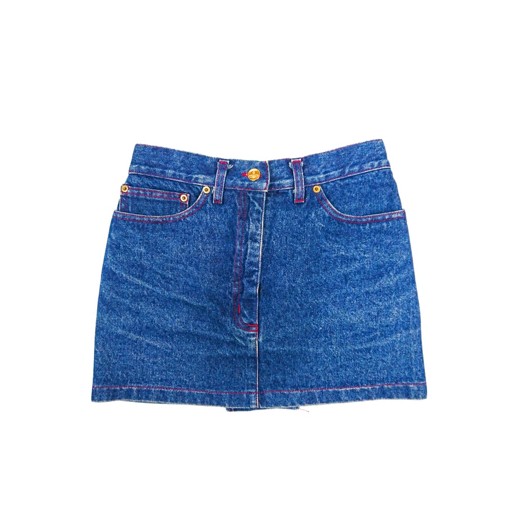 Image of 1992 Vivienne Westwood Denim Mini Skirt
