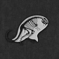 Image 2 of GHOST BUDDIES - ENAMEL PIN/MINI-PRINT COMBO