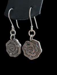 Image 3 of Rose drop earrings