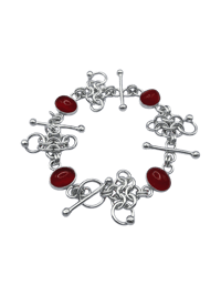 Image 1 of Charm Link Bracelet OOAK