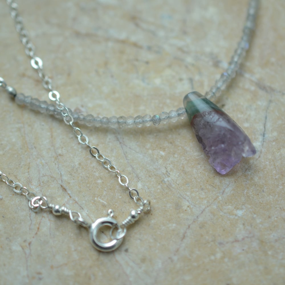 Image of Amethyst Geode Necklace