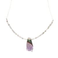 Image 1 of Amethyst Geode Necklace