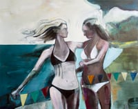 Image 1 of Painting / maleri / "The celebration III" / 120x95 cm