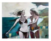 Image 2 of Painting / maleri / "The celebration III" / 120x95 cm