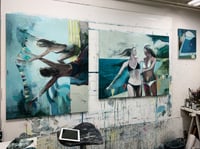 Image 4 of Painting / maleri / "The celebration III" / 120x95 cm