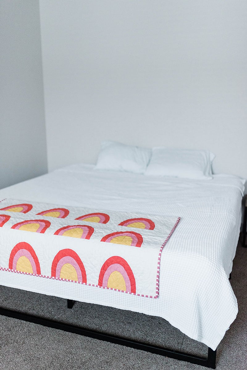 Image of the RAINBOW BLOCK QUILT pattern