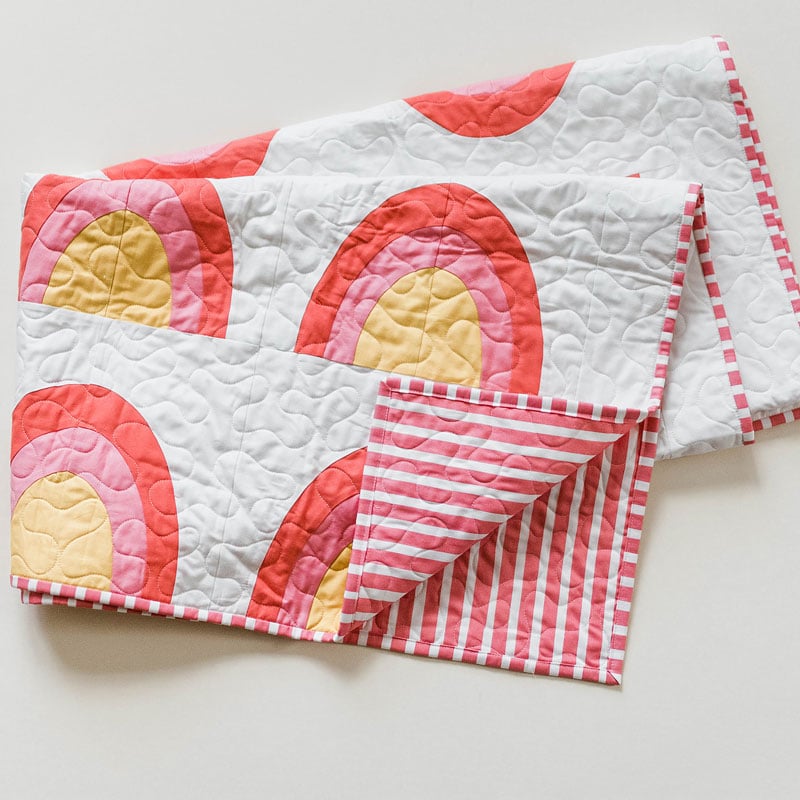 Image of the RAINBOW BLOCK QUILT pattern