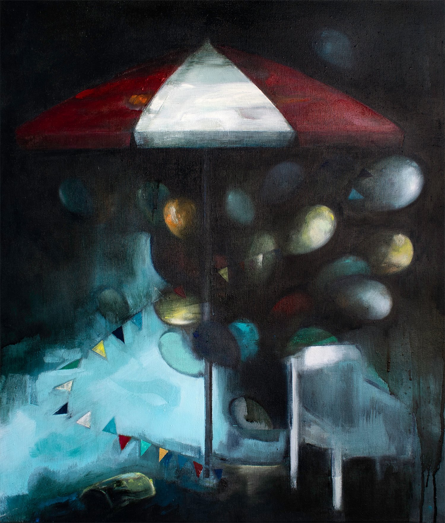 Image of Painting / maleri / "Before the storm" / 60x70 cm