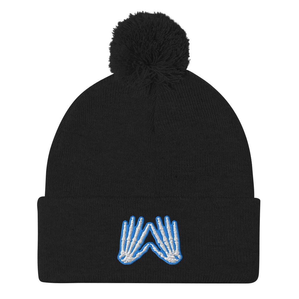 Image of NEPTUNEZ HANDZ-POM POM BEANIE