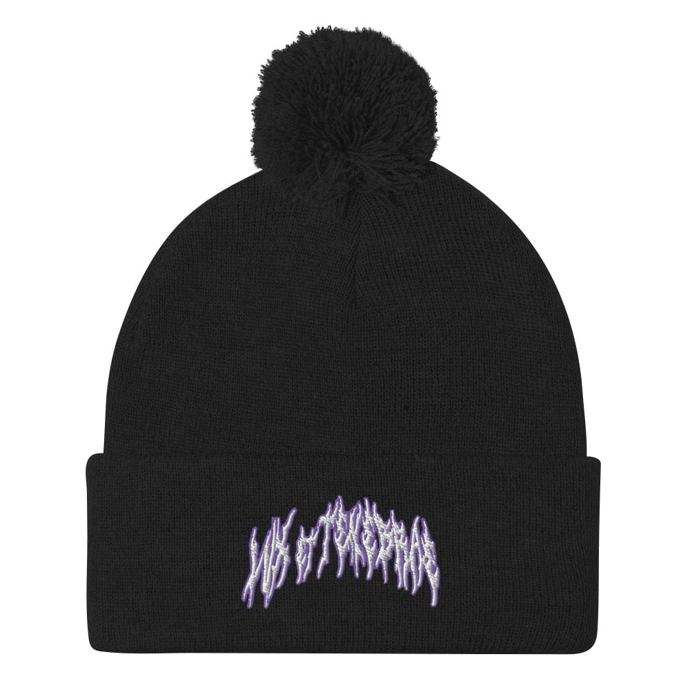 Image of ROYAL D3ATH-POM POM BEANIE