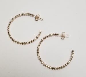 Image of Bead Wire Hoops