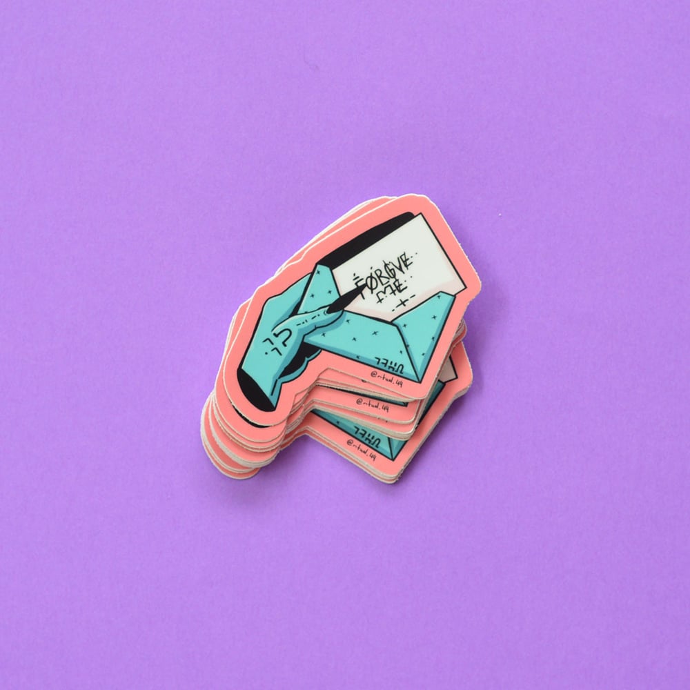 Image of Forgive me Sticker (SMALL)