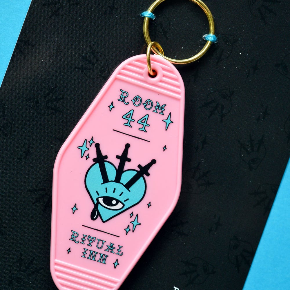 Image of Ritual Inn Room 44 Motel Key chain