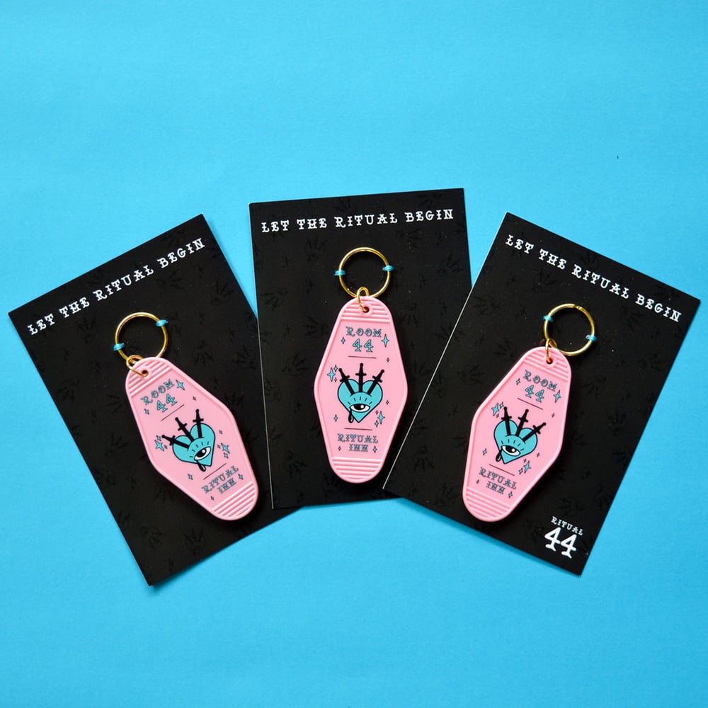 Image of Ritual Inn Room 44 Motel Key chain