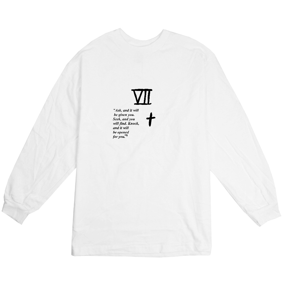 Image of “VII” LONGSLEEVE (WHITE)