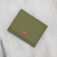 Image 2 of TRIFOLD Wallet with Snap – LIGHT GREEN CUIVRE
