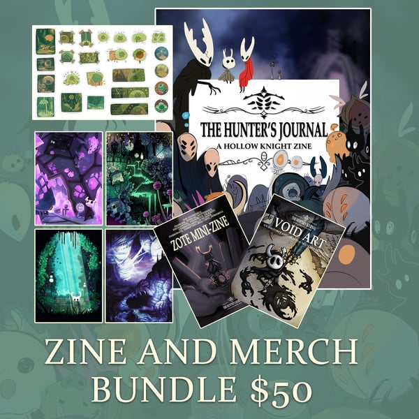Image of The Hunter's Journal Zine - Merch Bundle