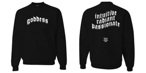 Image of Goddess in 3D Fleece Crewneck | Exclusive Goddess Aura Release