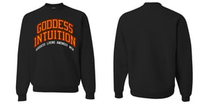 Image of Goddess Intuition Black Crewneck | Exclusive Goddess Aura Release