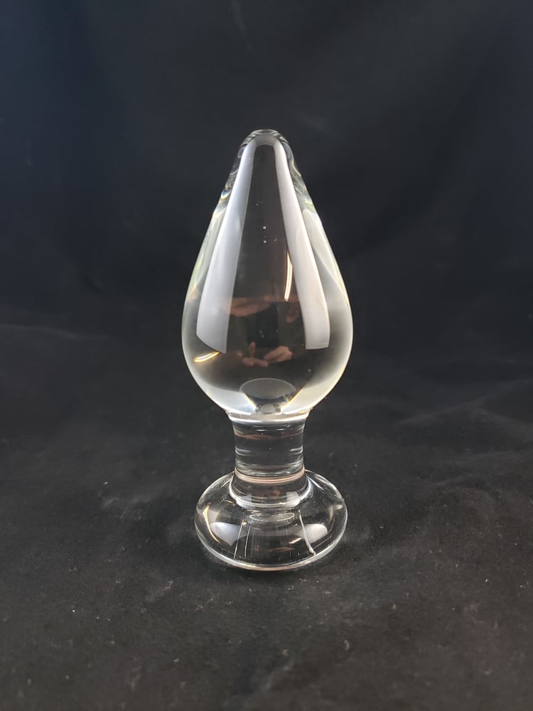 Image of Clear Butt Plug (XL)