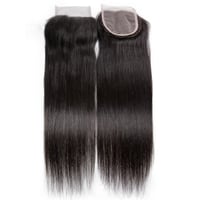 Image 4 of Brazilian Straight Bundles with 5x5 HD Closure