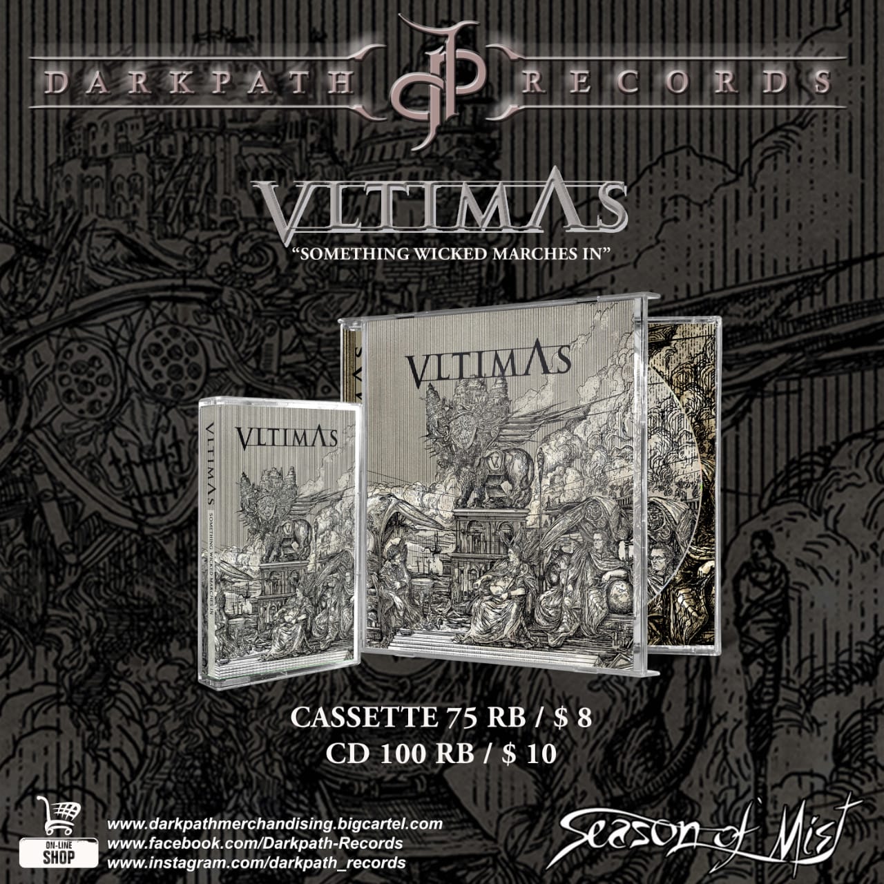 Image of VLTIMAS - Something Wicked Marches In CDs & Tapes