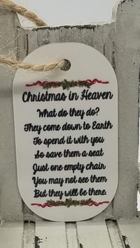 Image 5 of Personalized Christmas In Heaven Ornament