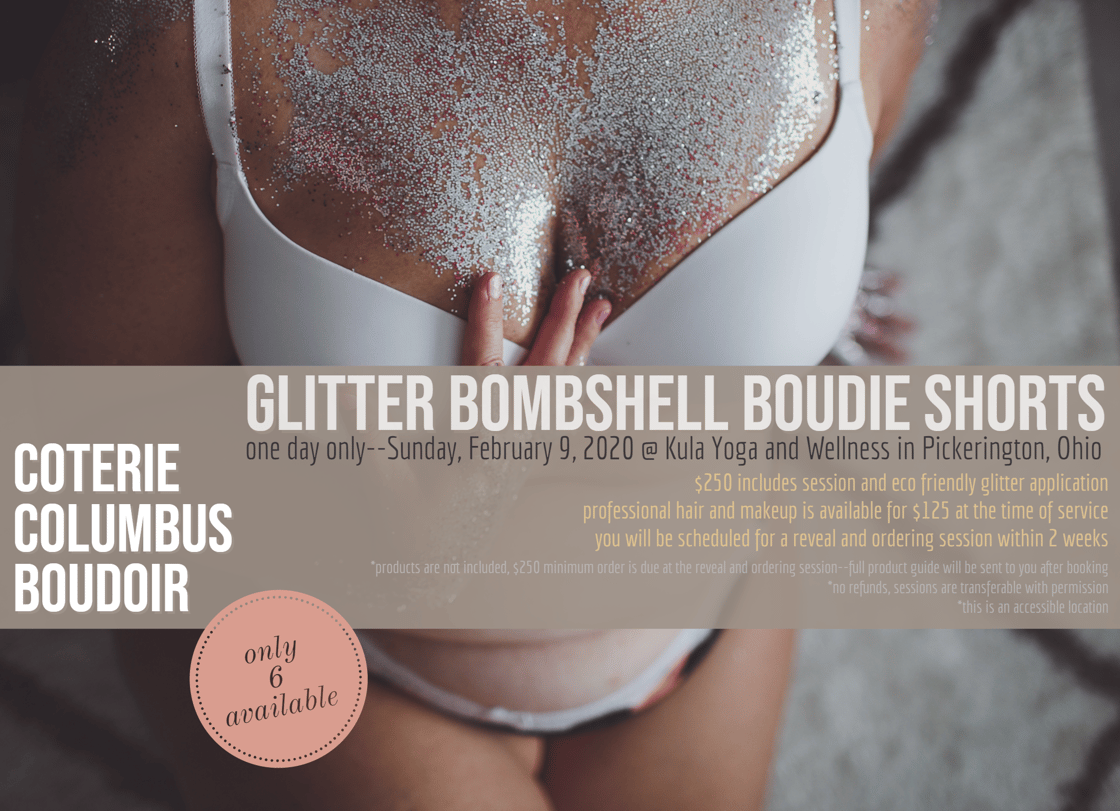 Image of Glitter Bombshell Boudie Shorts