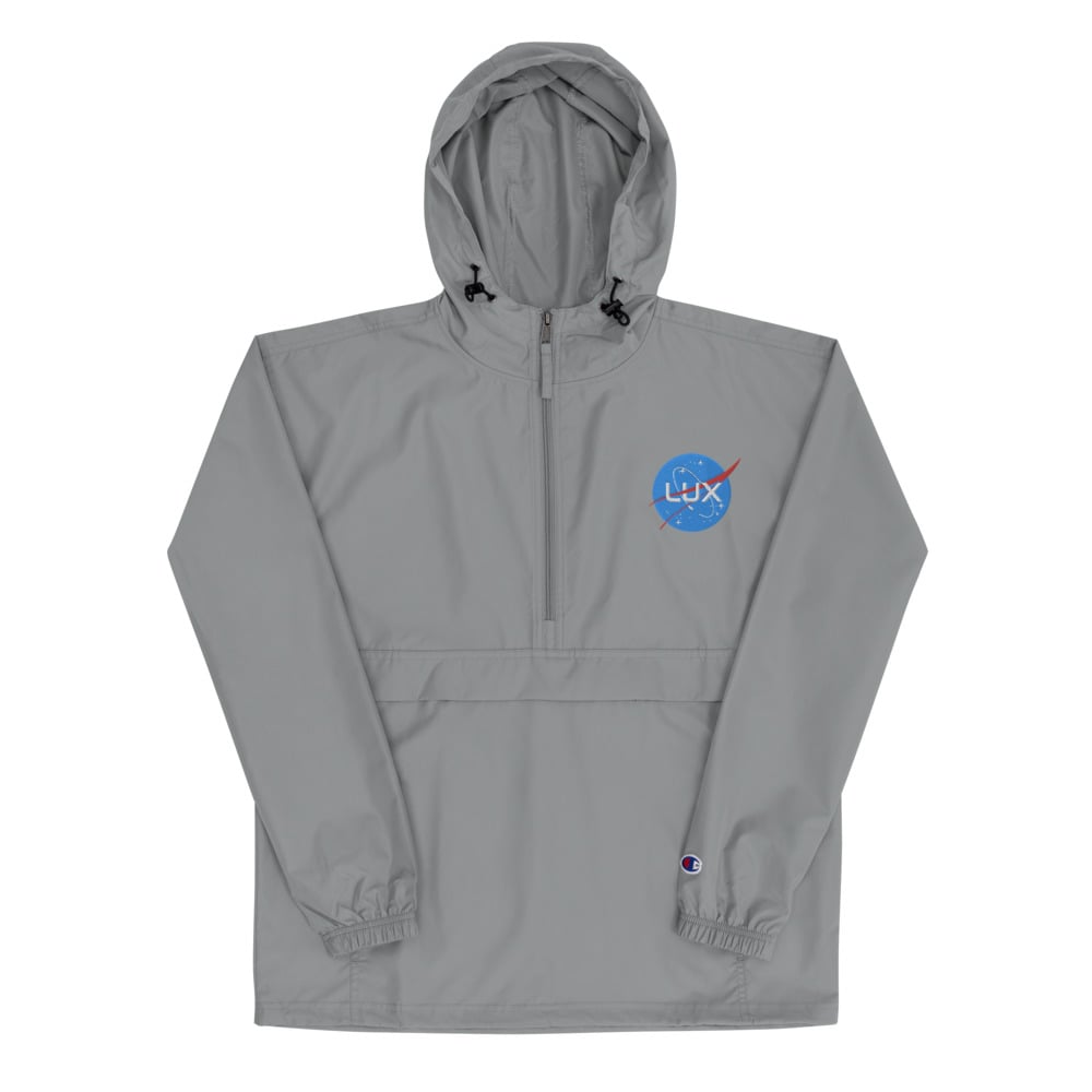 Image of LUX SPACE PATCH GRAPHITE PACKABLE CHAMPION JACKET