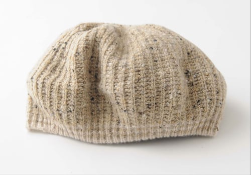 Image of Tweedy Donegal Shell Beret / Natural