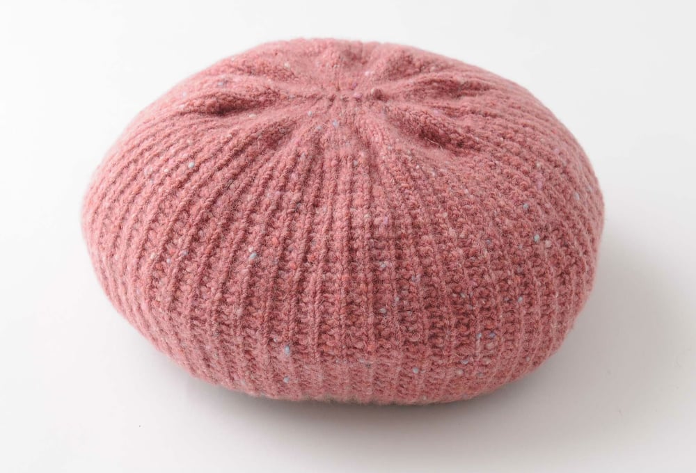 Image of Tweedy Donegal  Shell Beret / Pink