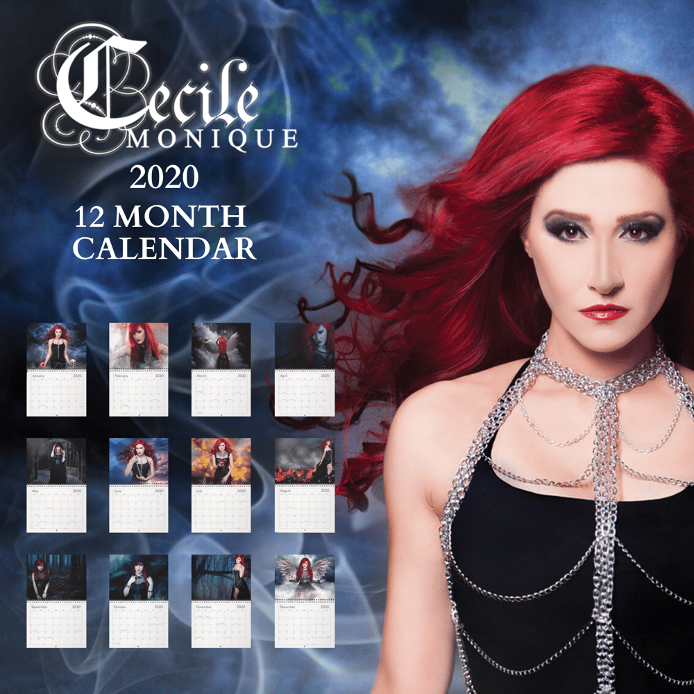 Image of Cecile Monique 2020 12 Month Calendar