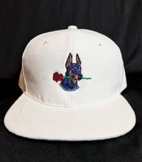 Image 1 of Dog Days white corduroy snapback