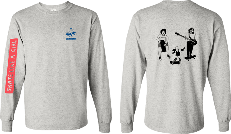 Image of Skate Like a Girl Longsleeve Shirt