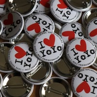 Image 1 of I Heart Yoyo Button • v2