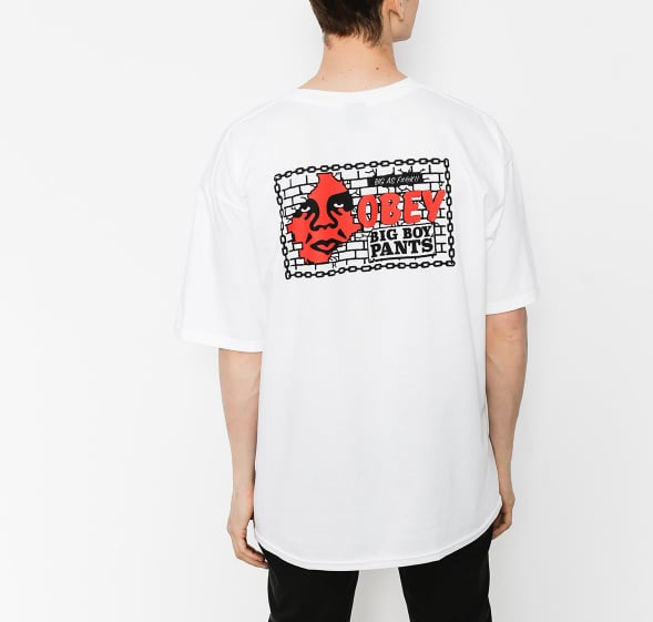 Image of OBEY Big Boy Pants Tee - Size M