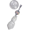 Frosted Scepter Quartz Crystal Pendant
