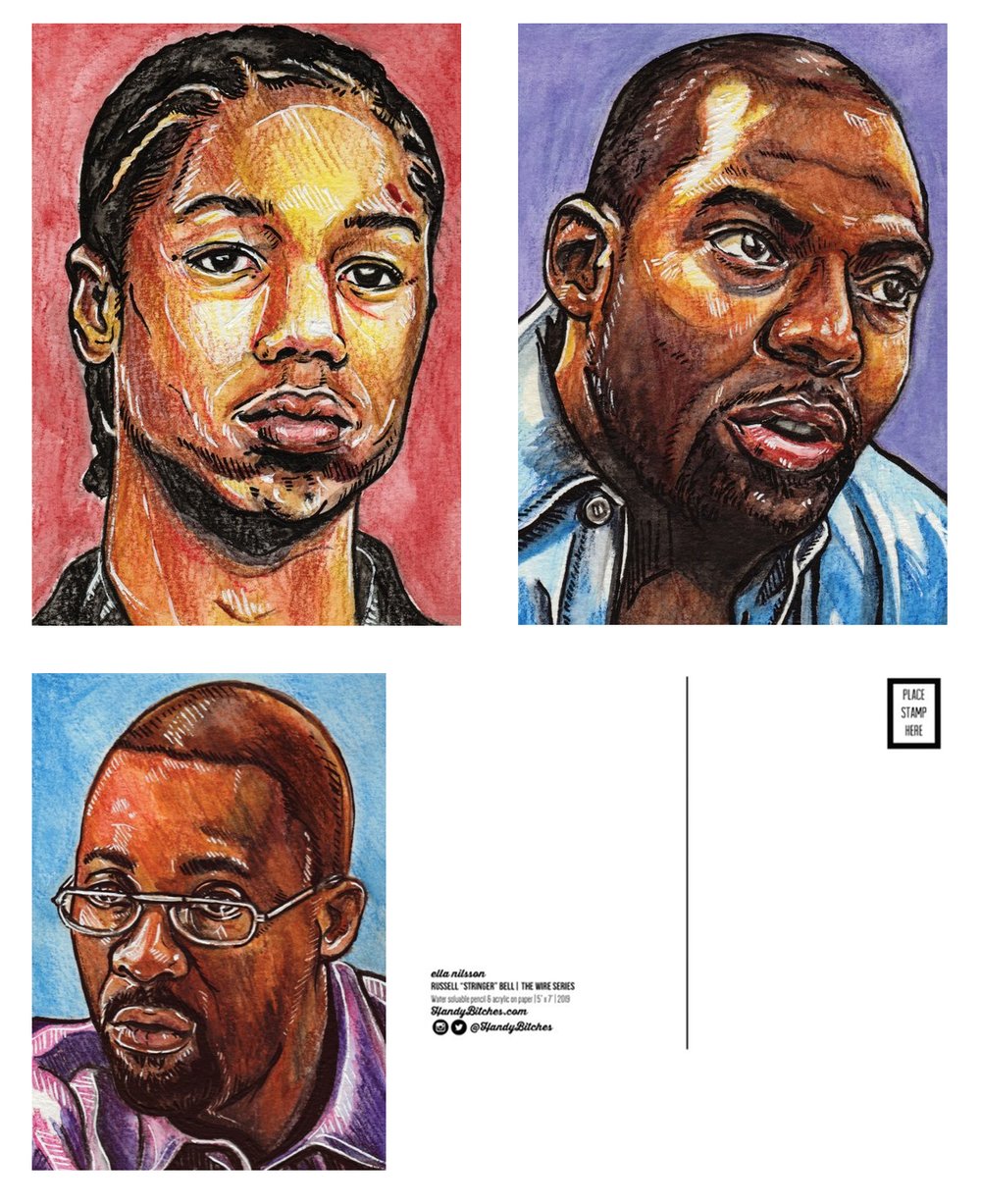 Wire Series 1 - Barksdale Crew - Limited Edition Art Cards