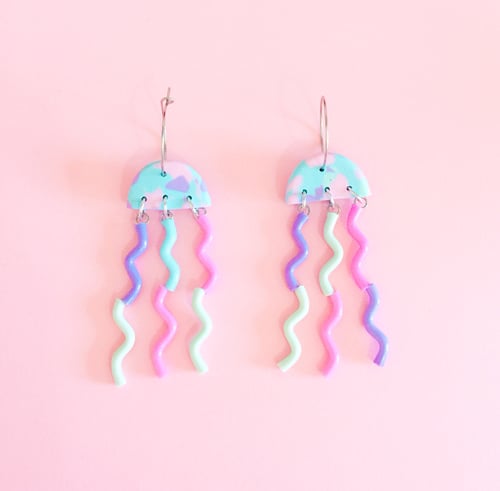 Image of NEW✨MINI jellyfish earrings various colours 🍦